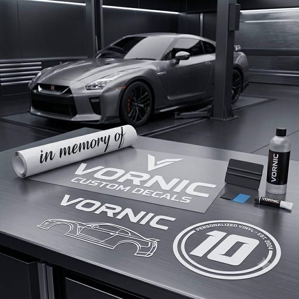Custom Car Decals & Personalized Vinyl Stickers – Create Your Own Auto Design – VORNIC Racing